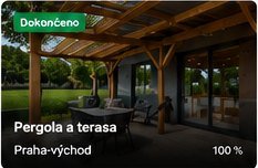 Pergola a terasa - Praha-východ