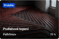 Podlahové topení - Pelhřimov